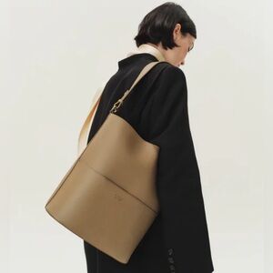 FREJA Tall Taupe Tote - NWT